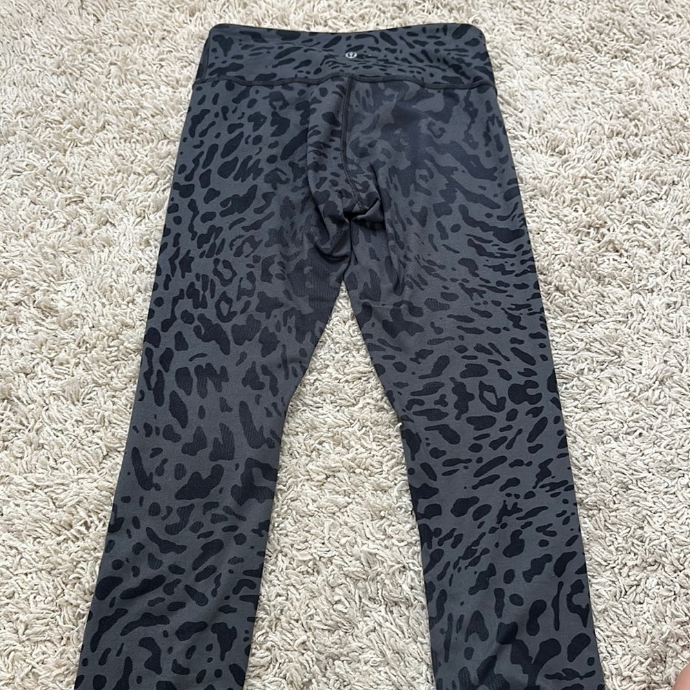 Lululemon Athletica Leopard Print Leggings